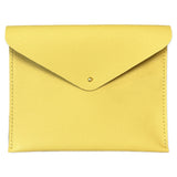 Cami Clutch Leather Handmade Pale Yellow | Ladicani Design