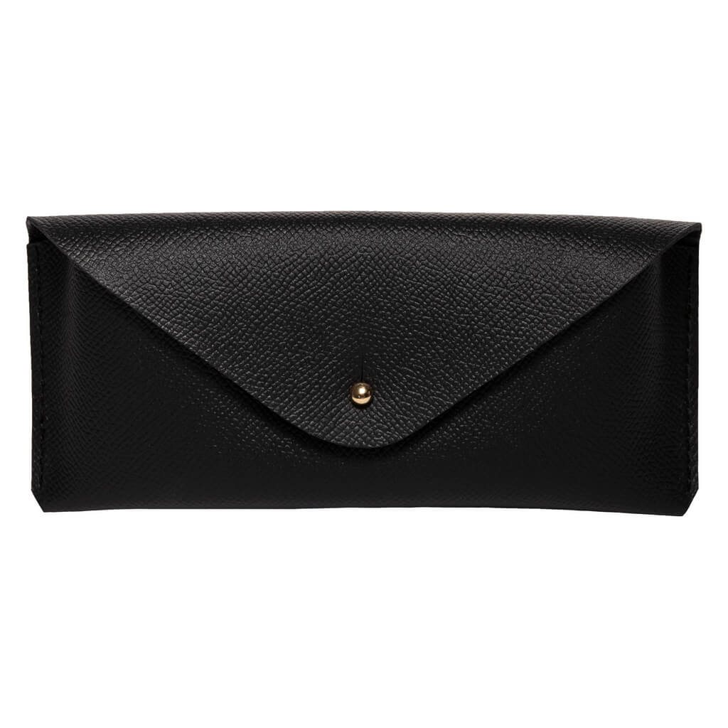 Sunglasses Case Leather Handmade Black | Ladicani Design