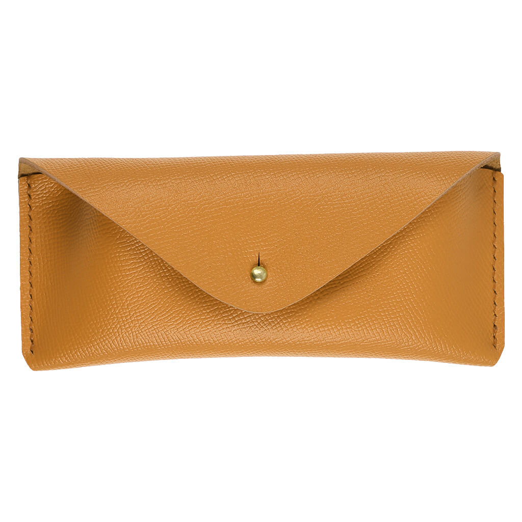 Sunglasses Case Leather Handmade Honey | Ladicani Design