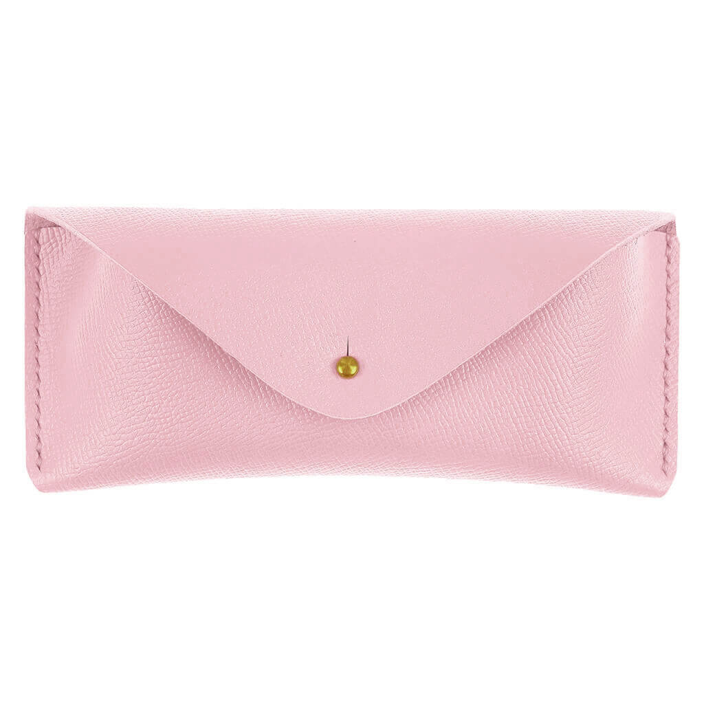 Sunglasses Case Leather Handmade Pale Pink | Ladicani Design