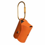 Airpods Pro Leather Case Handmade Orange Side | Ladicani Design