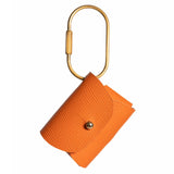 Airpods Pro Leather Case Handmade Orange | Ladicani Design