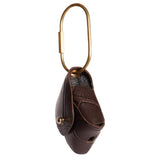 Airpods Leather Case Handmade Dark Chocolate Side | Ladicani Design