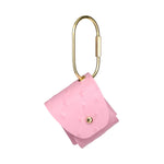 Airpods Leather Case Handmade Pink Dots | Ladicani Design