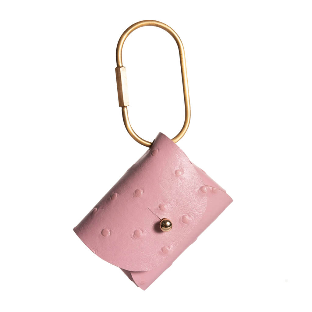 Airpods Pro Leather Case Handmade Pink Dots | Ladicani Design