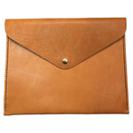 Cami Clutch Leather Handmade Caramel | Ladicani Design