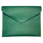 Cami Clutch Leather Handmade Green | Ladicani Design