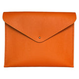 Cami Clutch Leather Handmade Orange | Ladicani Design