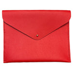 Cami Clutch Leather Handmade Red | Ladicani Design