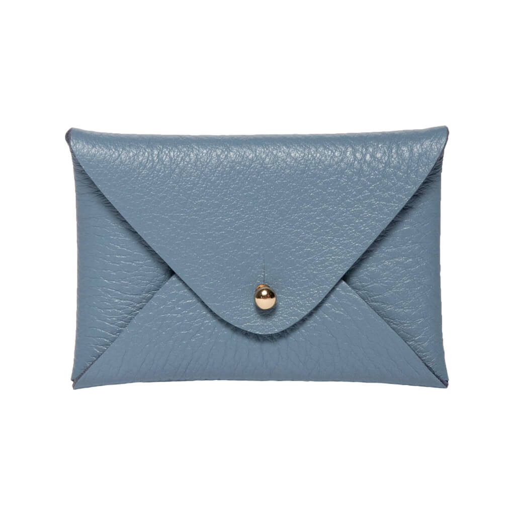 Card Holder Leather Handmade Blue | Ladicani Design