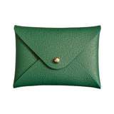 Card Holder Leather Handmade Green | Ladicani Design