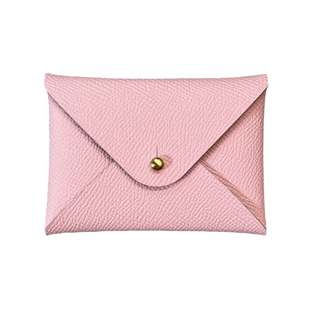 Card Holder Leather Handmade Pale Pink | Ladicani Design