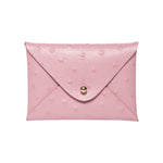 Card Holder Leather Handmade Pink Dots | Ladicani Design