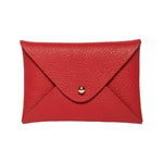 Card Holder Leather Handmade Red | Ladicani Design