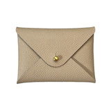 Card Holder Leather Handmade Taupe | Ladicani Design