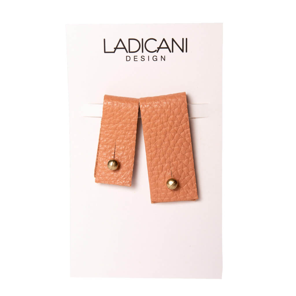 Cord Organizer Leather Handmade Salmon | Ladicani Design