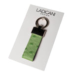 Leather Keychain Handmade Green Dots | Ladicani Design