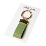 Leather Keychain Handmade Light Green | Ladicani Design