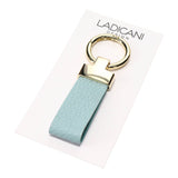 Leather Keychain Handmade Aqua | Ladicani Design