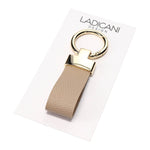 Leather Keychain Handmade Taupe | Ladicani Design