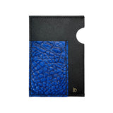 Passport Cover Leather Handmade Black Navy Combo | Ladicani Design