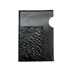 Passport Cover Leather Handmade Black Scaled Combo | Ladicani Design