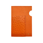 Passport Cover Leather Handmade Orange Dots Combo | Ladicani Design
