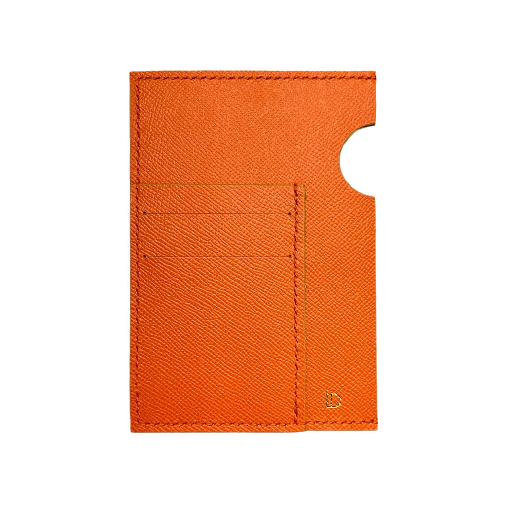 Passport Cover Leather Handmade Orange | Ladicani Design