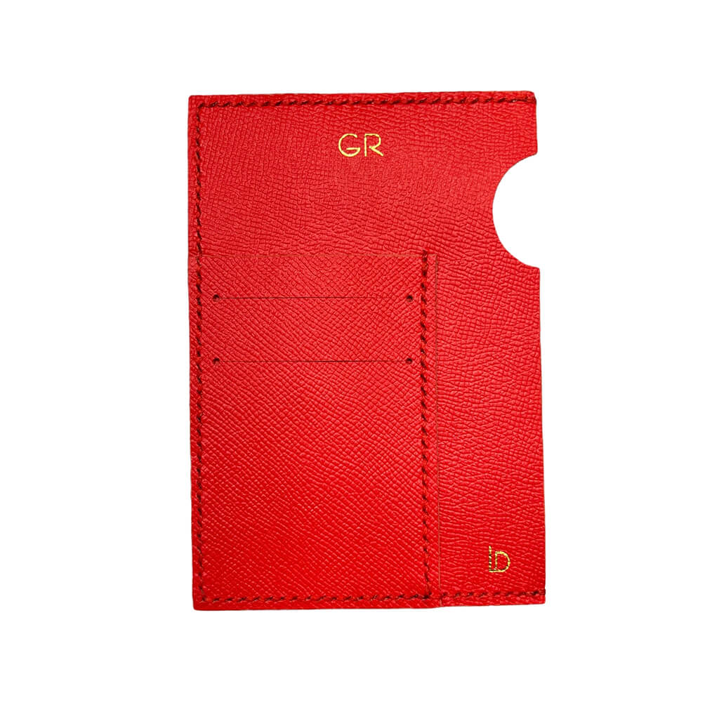 Passport Cover Leather Handmade Red | Ladicani Design