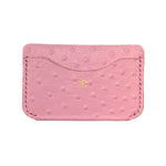 Slim Wallet Leather Handmade Pink Dots | Ladicani Design