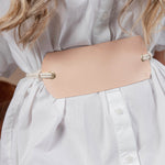 Statement Belt Leather Handmade Natural Lifestyle Closeup | Ladicani Design