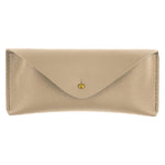 Sunglasses Case Leather Handmade Taupe | Ladicani Design